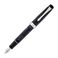 Pilot Custom Heritage SE Fountain Pen in Marble Black with Silver Trim - 14kt Gold