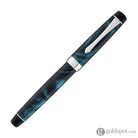 Pilot Custom Heritage SE Fountain Pen in Marble Green with Silver Trim - 14kt Gold Fountain Pen