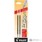 Pilot Dr. Grip Ballpoint Pen Refill in Red - Pack of 2 Medium Ballpoint Pen Refill