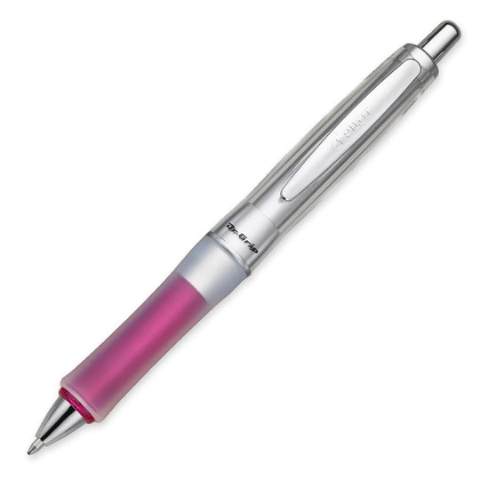 Pilot Dr. Grip Center of Gravity Retractable Ballpoint Pen in Pink - Medium Point