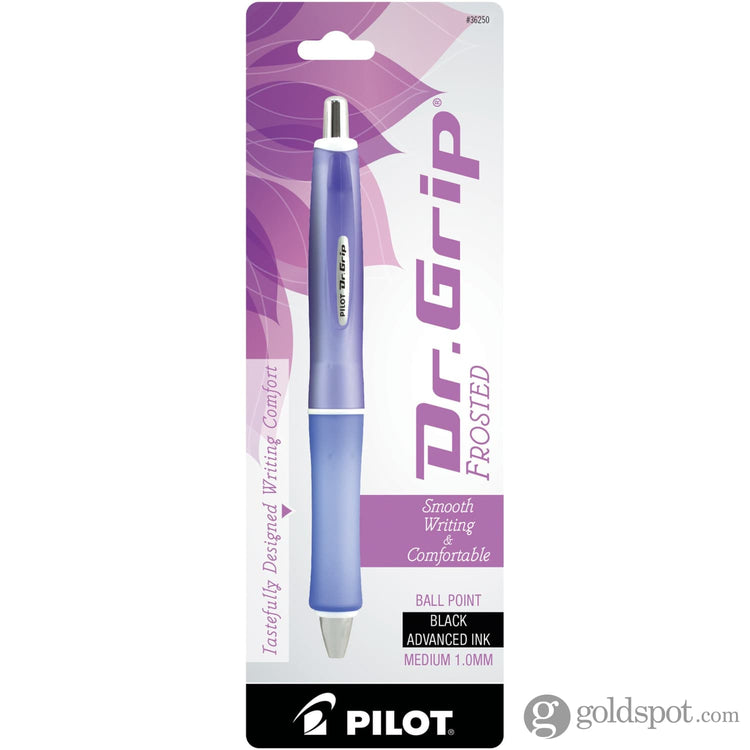 Pilot Dr. Grip Frosted Advanced Ink Ballpoint Pen in Purple Pastel Ballpoint Pen
