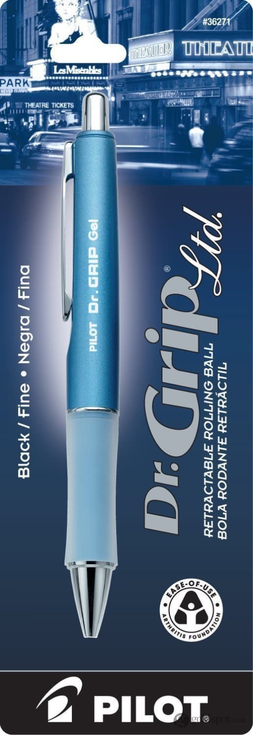 Pilot Dr. Grip Limited Retractable Rolling Ball Gel Pen in Blue - Fine Point Gel Pen