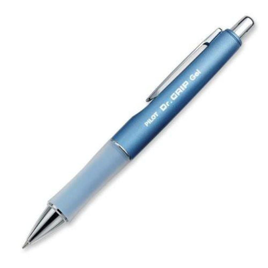 Pilot Dr. Grip Limited Retractable Rolling Ball Gel Pen in Ice Blue - Fine Point