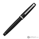 Pilot Falcon Fountain Pen in Black & Rhodium - Soft Flexible Fountain Pen