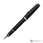 Pilot Falcon Fountain Pen in Black & Rhodium - Soft Flexible Fountain Pen
