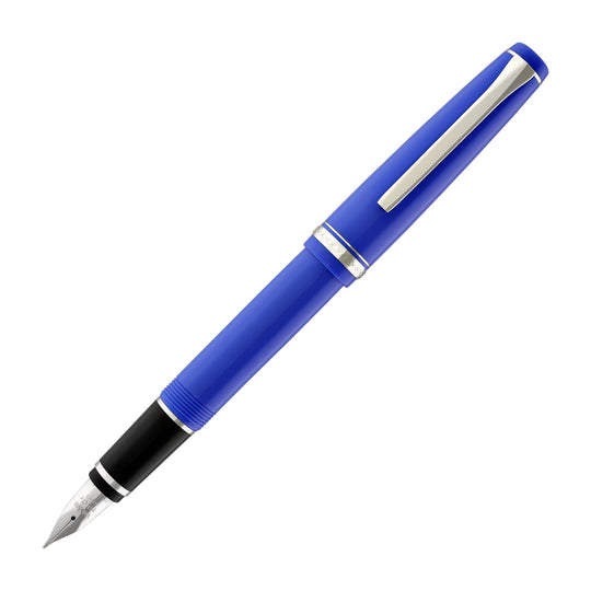 Pilot Falcon Fountain Pen in Resin Blue - 14K Gold Soft Flexible Nib