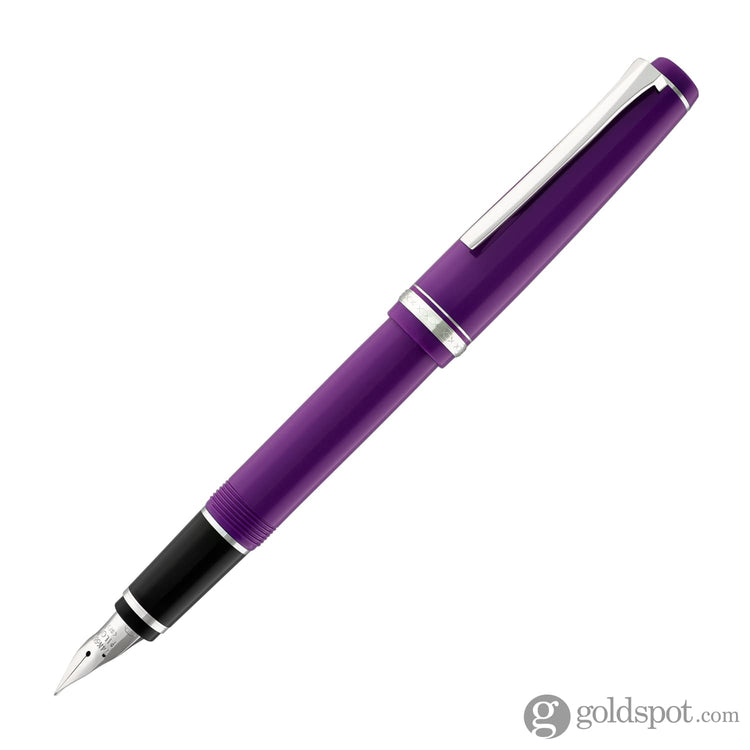 Pilot Falcon Fountain Pen in Resin Purple - 14K Gold Soft Flexible Nib Fountain Pen