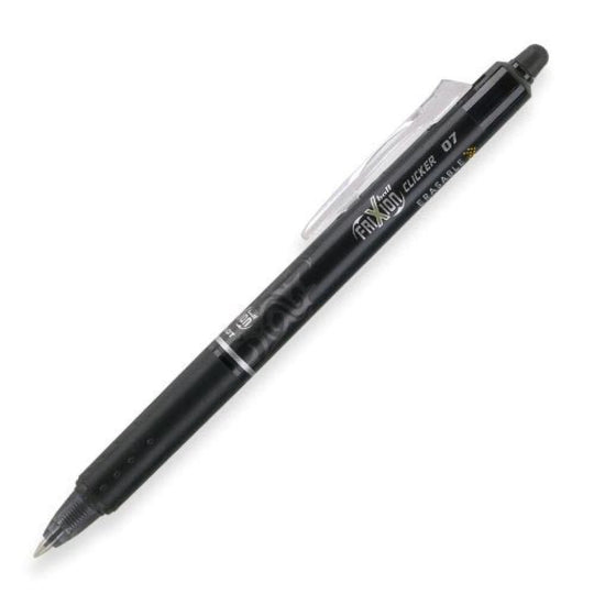 Pilot FriXion Clicker Retractable Erasable Gel Pens in Black - Fine Point