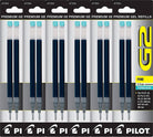 Pilot G2 Rollerball Gel Pen Refill in Turquoise - Fine Point - Pack of 6 Gel Refill