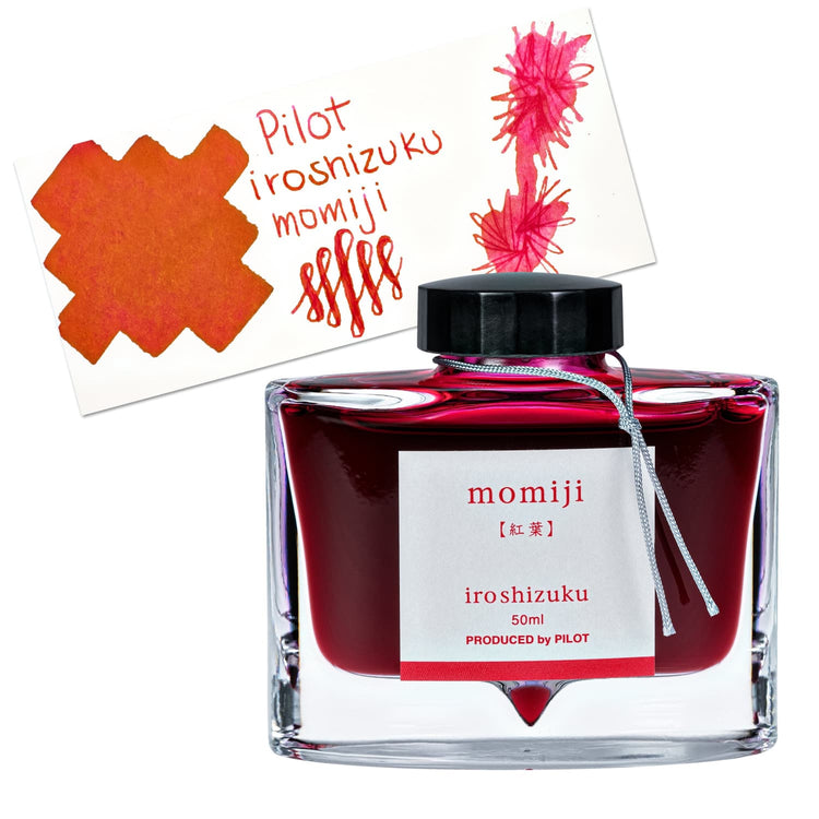 Pilot Iroshizuku Bottled Ink in Momiji Ink (Autumn Leaves) - 50 mL Bottled Ink