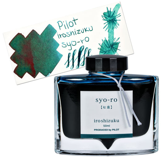 Pilot Iroshizuku Bottled Ink in Syo-Ro Ink (Dew on Pine Tree) - 50 mL