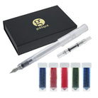 Pilot Kakuno Demonstrator Fountain Pen and Ink Gift Set - Medium Point Gift Set