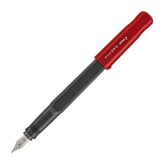 Pilot Kakuno Fountain Pen in Red/Grey - Medium Point