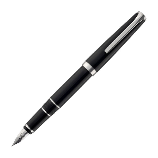Pilot Metal Falcon Fountain Pen in Black - Soft Flexible