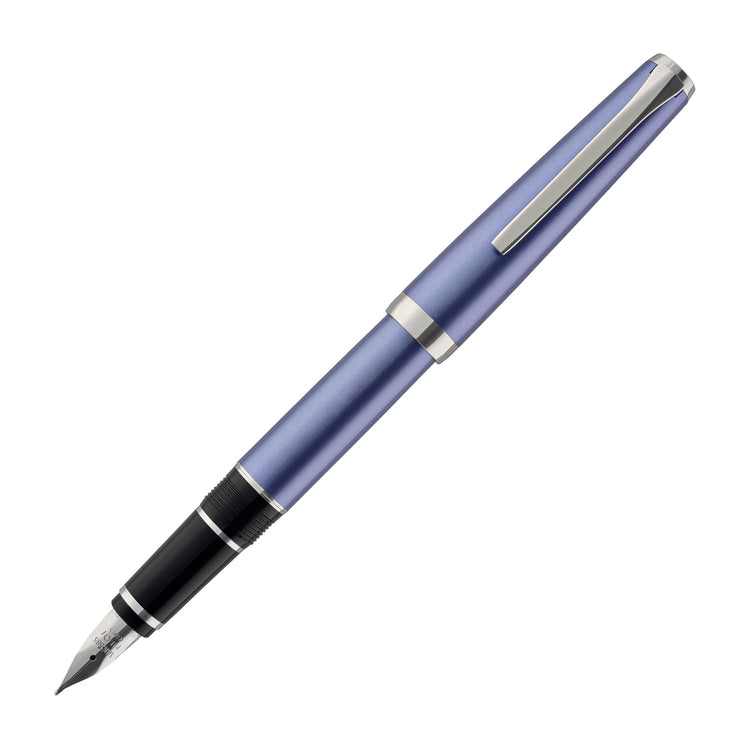 Pilot Metal Falcon Fountain Pen in Sapphire - 14K Gold Soft Flexible Fountain Pen
