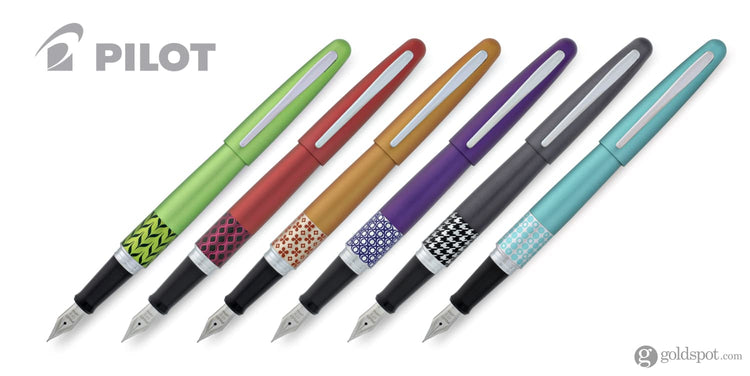 Pilot Metro Retro Pop Fountain Pen Set Medium Fountain Pen