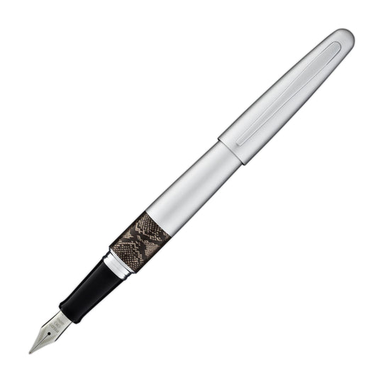 Pilot Metropolitan Animal Fountain Pen in Python Matte Silver