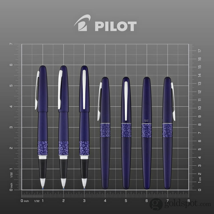Pilot Metropolitan Animal Rollerball Pen in Leopard (Matte Violet) Rollerball Pen