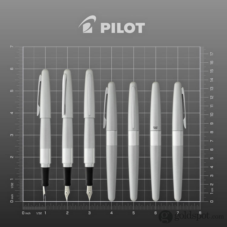 Pilot Metropolitan Classic Fountain Pen in Silver Fountain Pen