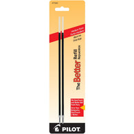 Pilot Nonretract Ballpoint Pen Refill in Red - Medium Point - Pack of 2