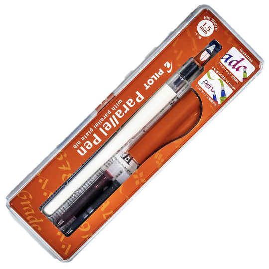 Pilot Parallel Beginner Calligraphy Fountain Pen - Red 1.5 mm Nib
