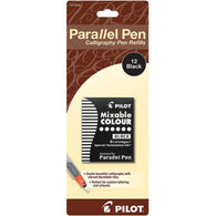 Pilot Parallel Ink Cartridges in Black - Pack of 12