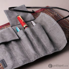 Pilot Pensemble 5 Piece Roll Pen Case in Black Pen Case