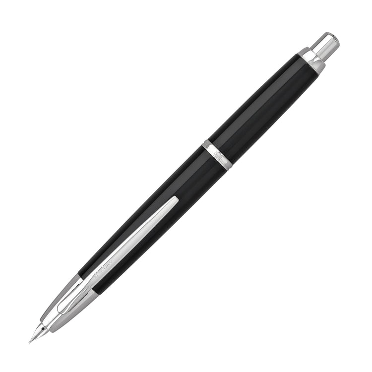 Pilot Vanishing Point Decimo Fountain Pen in Black - 18K Gold Fountain Pen