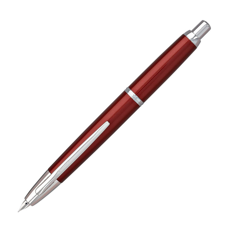 Pilot Vanishing Point Decimo Fountain Pen in Burgundy - 18K Gold Fountain Pen