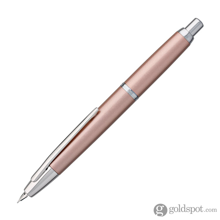 Pilot Vanishing Point Decimo Fountain Pen in Champagne - 18K Gold Fountain Pen