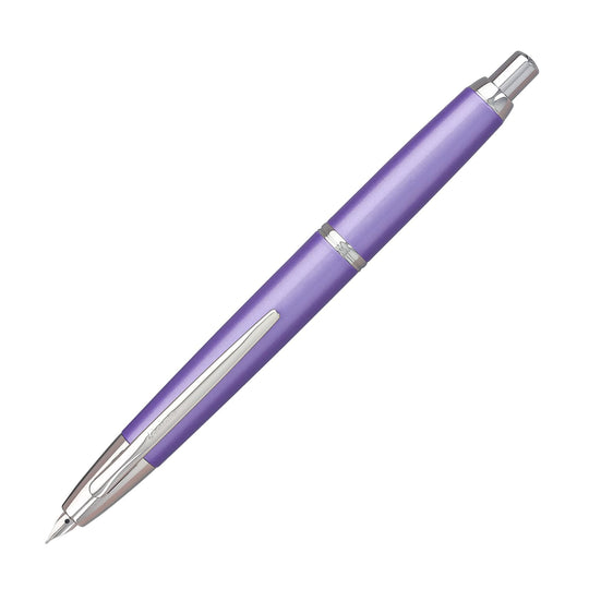 Pilot Vanishing Point Decimo Fountain Pen in Purple - 18K Gold