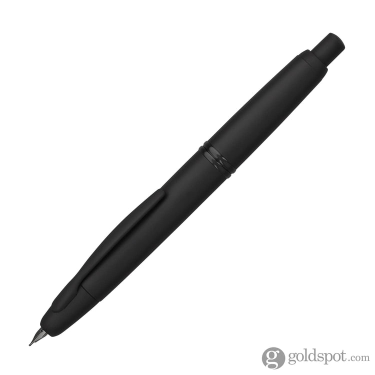Pilot Vanishing Point Fountain Pen in Matte Black - 18K Gold Fountain Pen