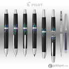 Pilot Vanishing Point Fountain Pen in Raden Stripe - 18K Gold Medium Point Fountain Pen
