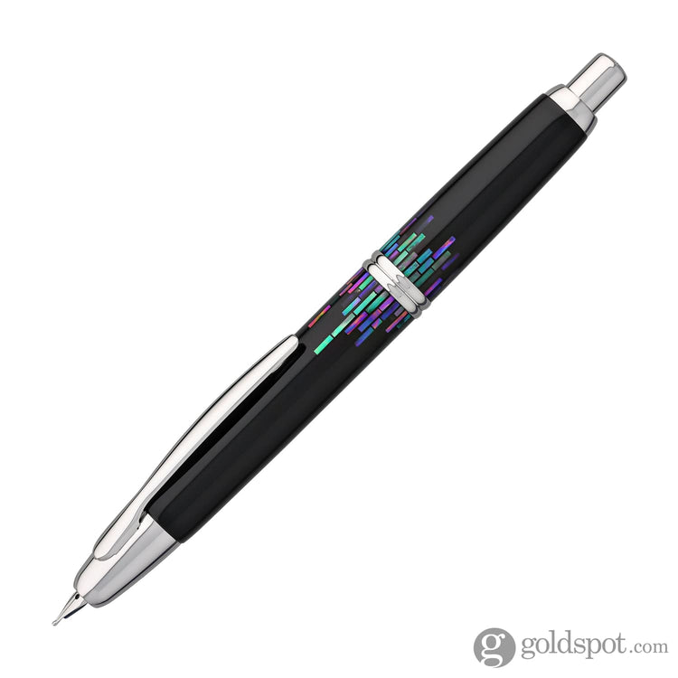 Pilot Vanishing Point Fountain Pen in Raden Stripe - 18K Gold Medium Point Fountain Pen