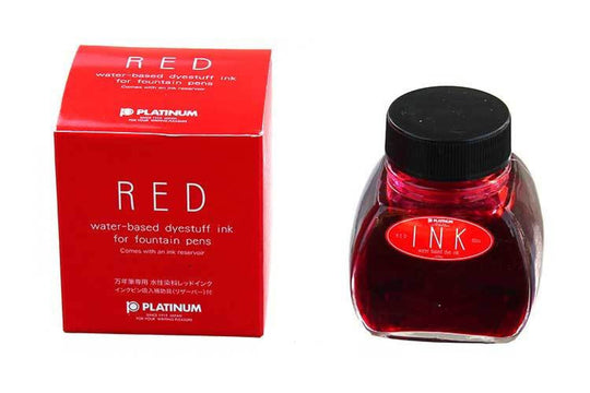 Platinum Bottled Ink in Red - 60 mL