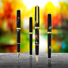 Platinum Classic Maki-e Fountain Pen in Autumn Leaves - 18K Gold Fountain Pen