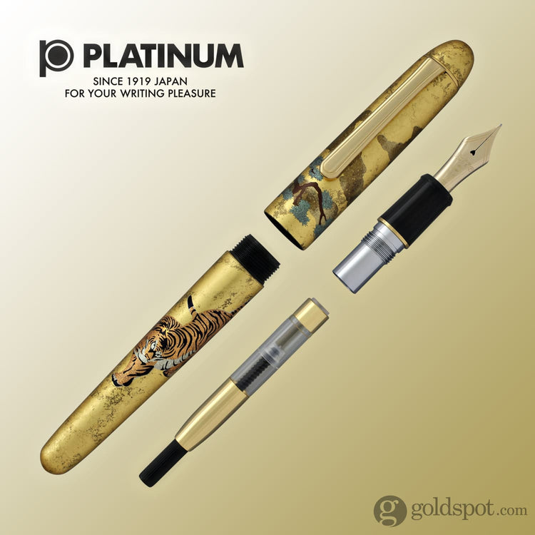 Platinum Kanazawa-Haku Fountain Pen in Matsu-Tora Fountain Pen