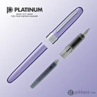 Platinum Plaisir Fountain Pen in Violet - 03 Fine Point Fine Fountain Pen