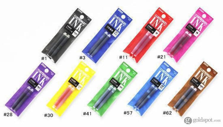 Platinum Preppy Ink Cartridge in Pink - Pack of 2 Fountain Pen Cartridges