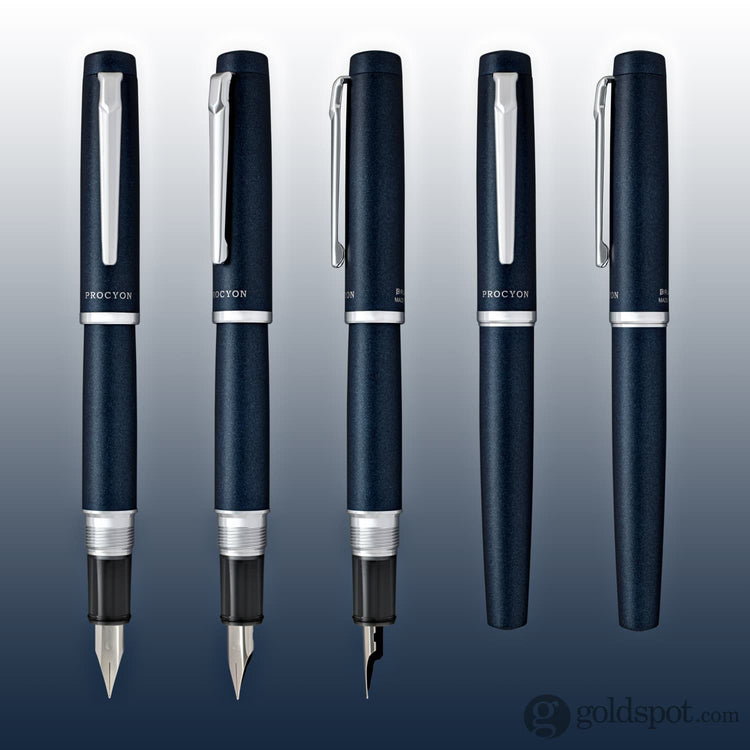 Platinum Procyon Fountain Pen in Deep Sea Fountain Pen