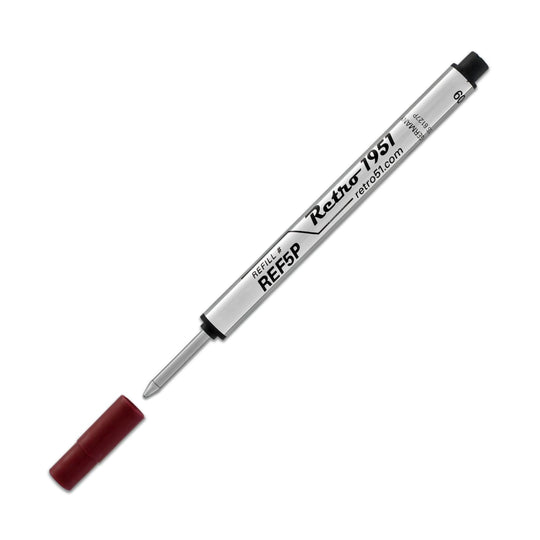 Retro 51 Retractable Rollerball Refill in Black for Tornado Pens