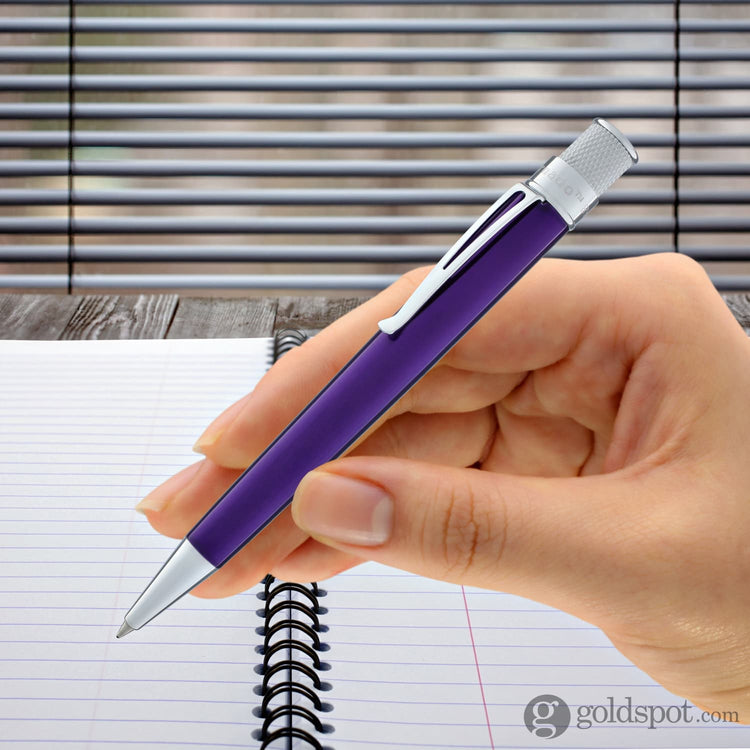 Retro 51 Tornado Rollerball Pen in Purple Lacquer Rollerball Pen