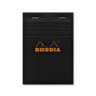 Rhodia No. 13 Staplebound 4 x 6 Graph Paper Notepad in Black