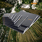 Rhodia No. 13 Staplebound 4 x 6 Graph Paper Notepad in Black Notepad