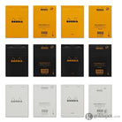 Rhodia No. 13 Staplebound 4 x 6 Graph Paper Notepad in Black Notepad