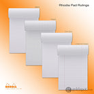 Rhodia No.16 Staplebound 6 x 8.25 Notepad in Ice Notepad