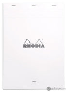 Rhodia No.18 Staplebound 8.25 x 11.75 Notepad in Ice Lined with Margin Notebooks Journals