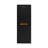 Rhodia No. 8 Staplebound 3 x 8.25 Notepad in Black