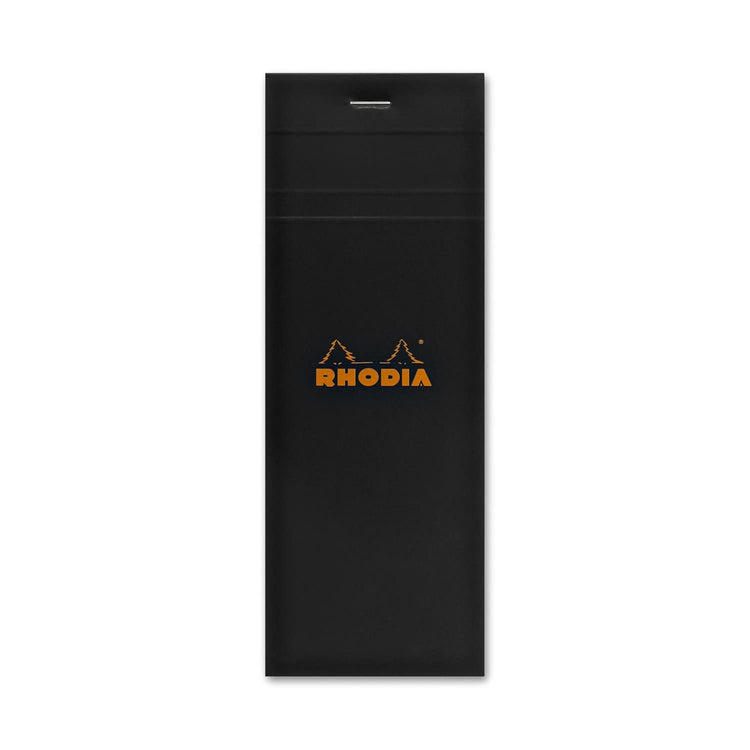 Rhodia No. 8 Staplebound 3 x 8.25 Notepad in Black Notepad