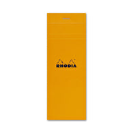 Rhodia No. 8 Staplebound 3 x 8.25 Notepad in Orange